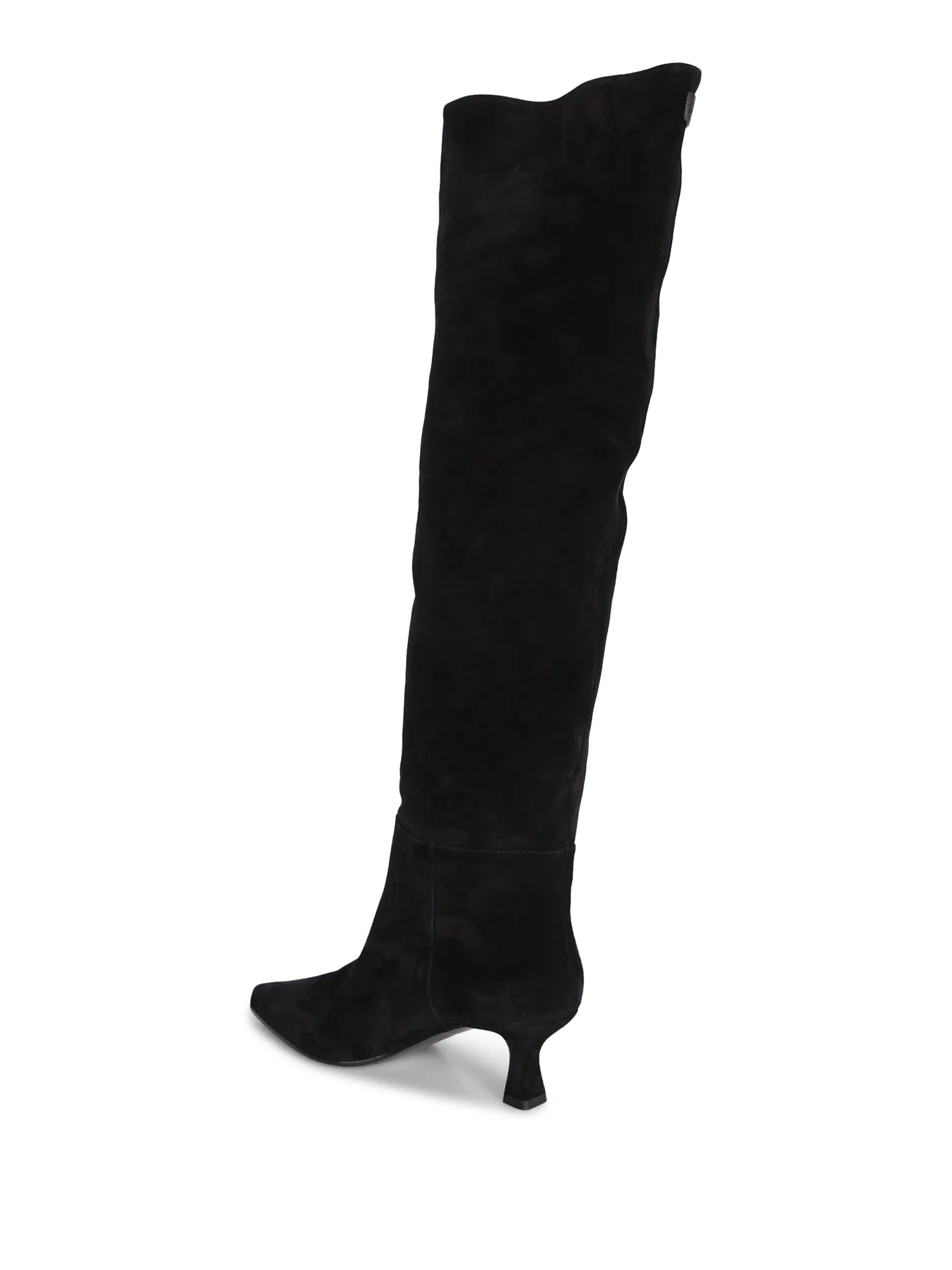 Bea suede black high boots