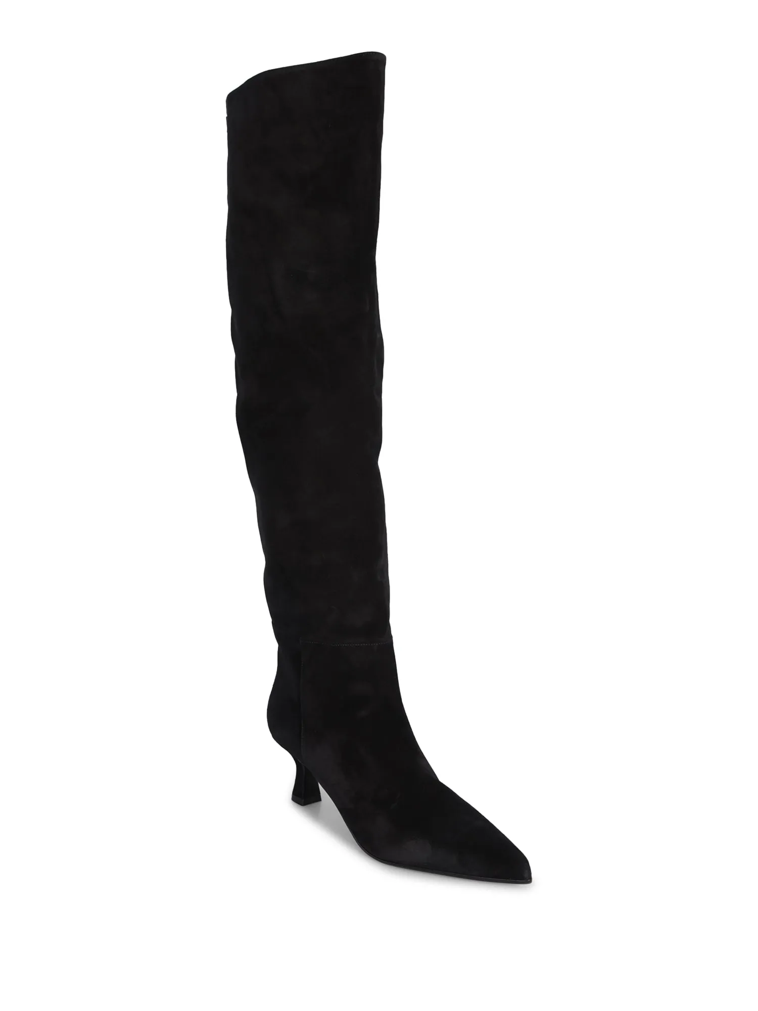 Bea suede black high boots