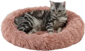 Best Friends by Sheri Cat Donut Bed - Dusty Rose