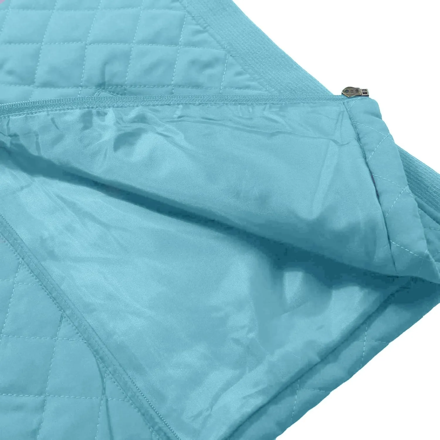 Bienzoe Women Quilted Casual Vest: Lightweight Packable Sleeveless Jacket