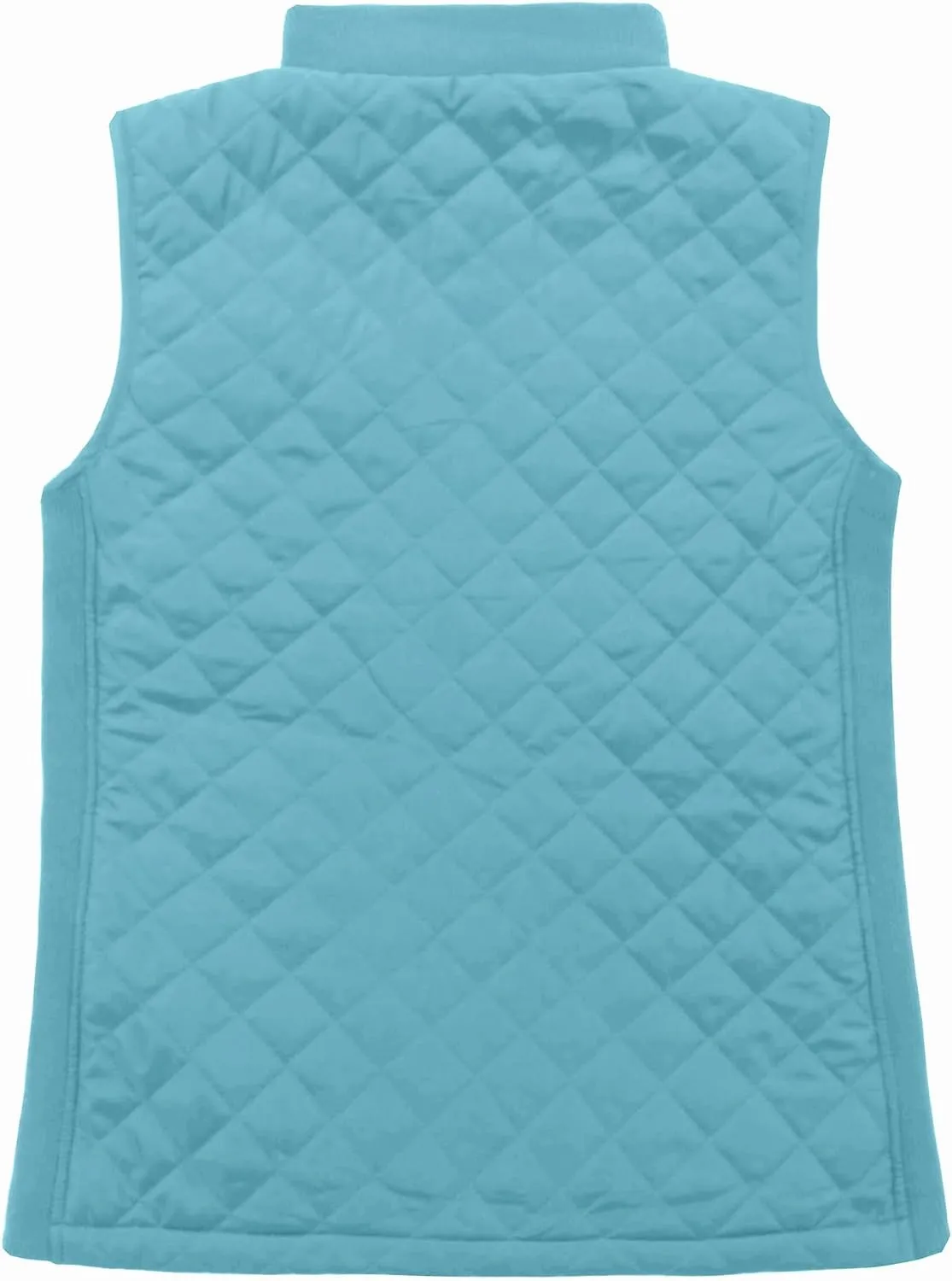 Bienzoe Women Quilted Casual Vest: Lightweight Packable Sleeveless Jacket