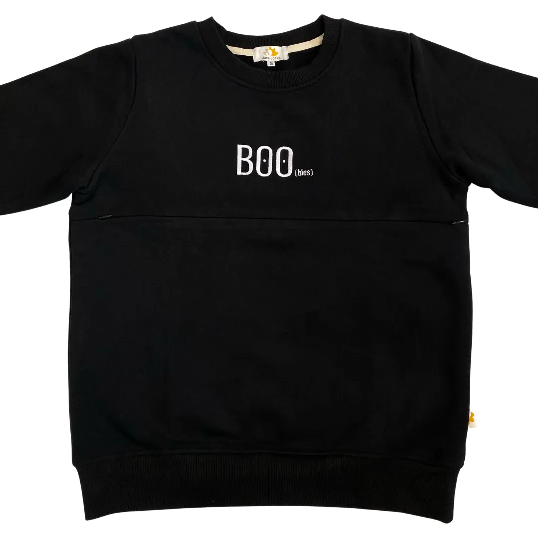 BOO(bies) Nursing Sweatshirt With TwinZip® – Central Embroidery