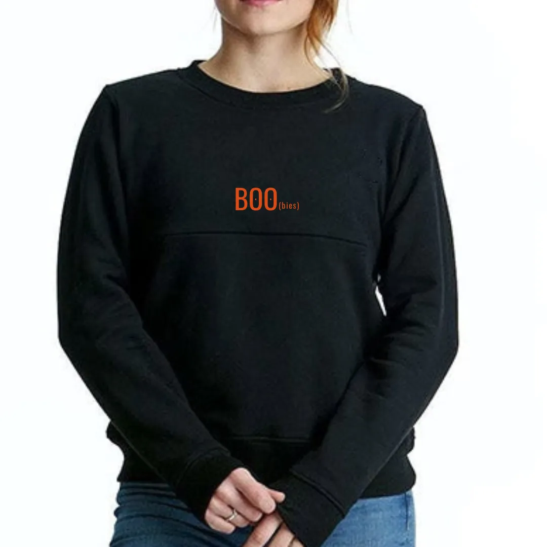 BOO(bies) Nursing Sweatshirt With TwinZip® – Central Embroidery