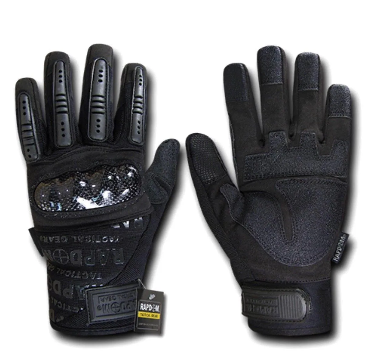 Carbon Fiber Knuckle Tactical Combat Touchscreen Gloves