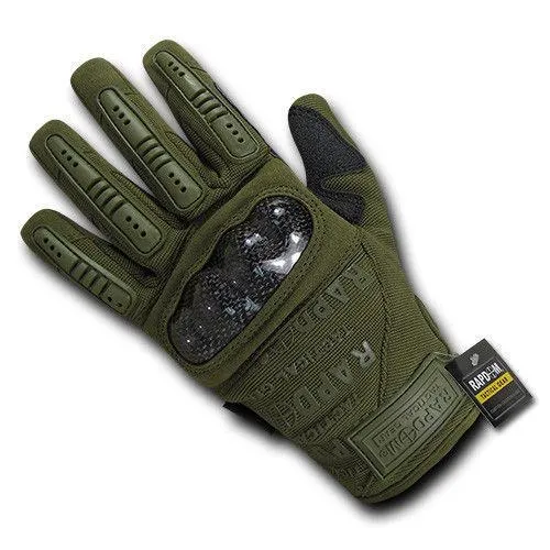 Carbon Fiber Knuckle Tactical Combat Touchscreen Gloves