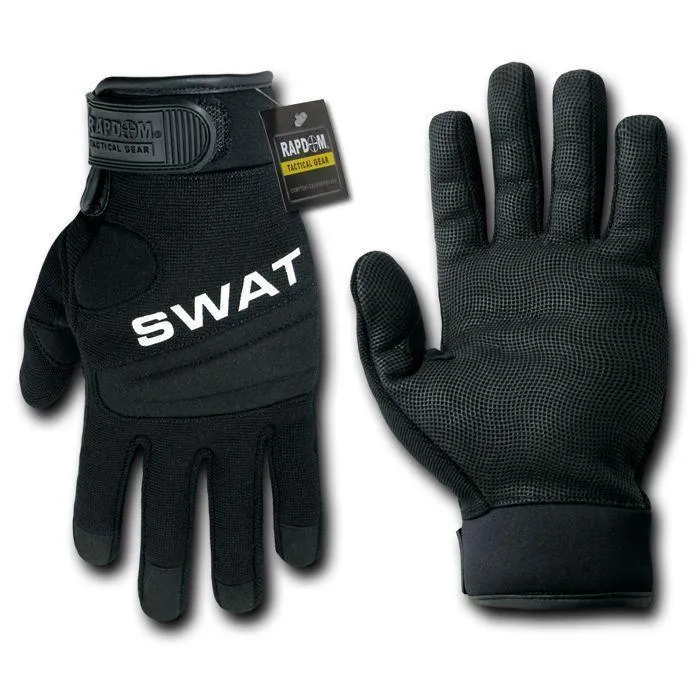 Digital Leather Police Policia Security Swat Tactical Hatch Gloves