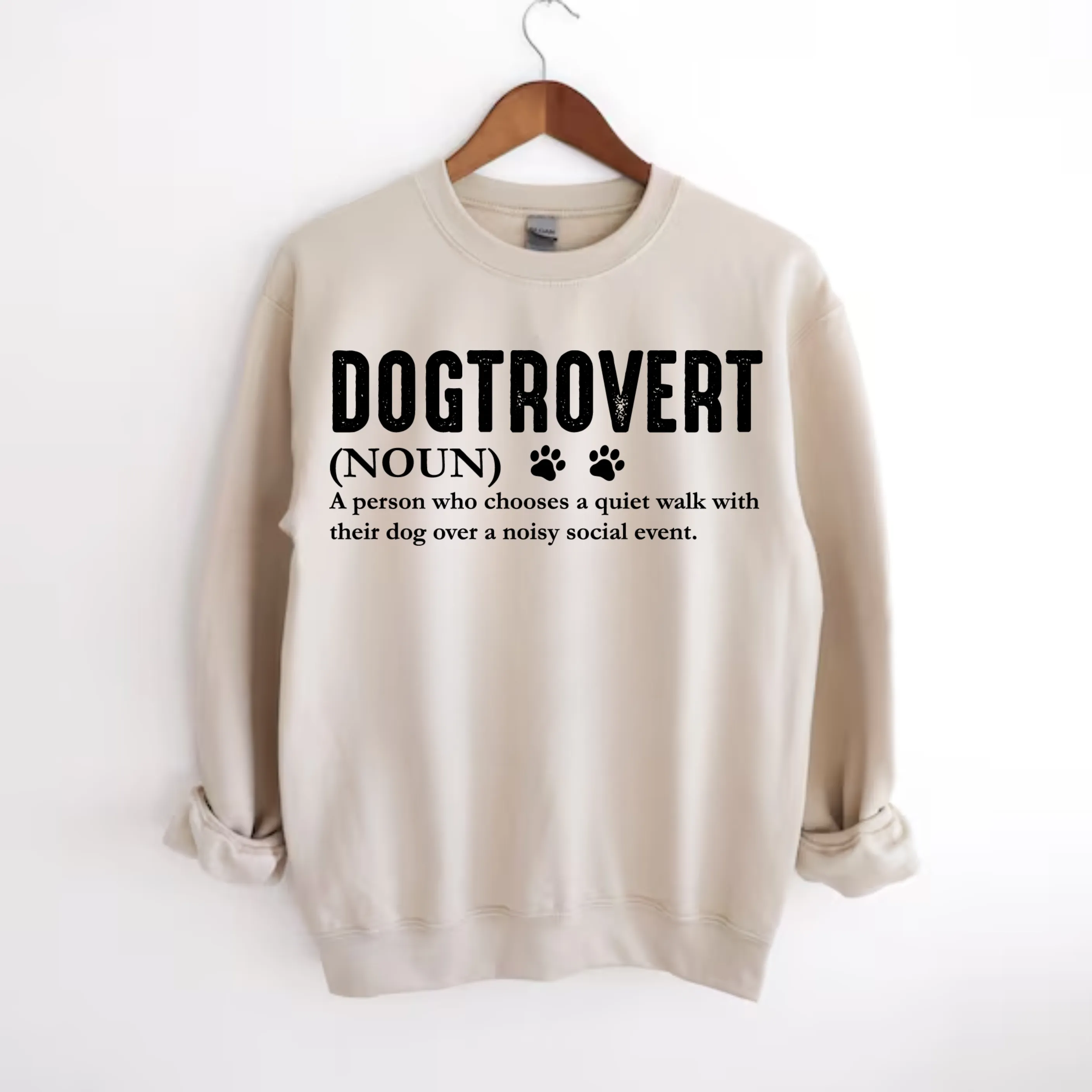 Dogtrovert Sweatshirt | Funny Dog Lover Shirt