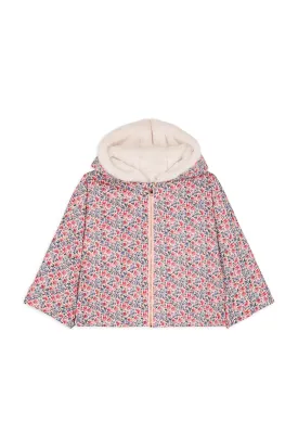 Felvet Reversible Coat in Blush Floral World