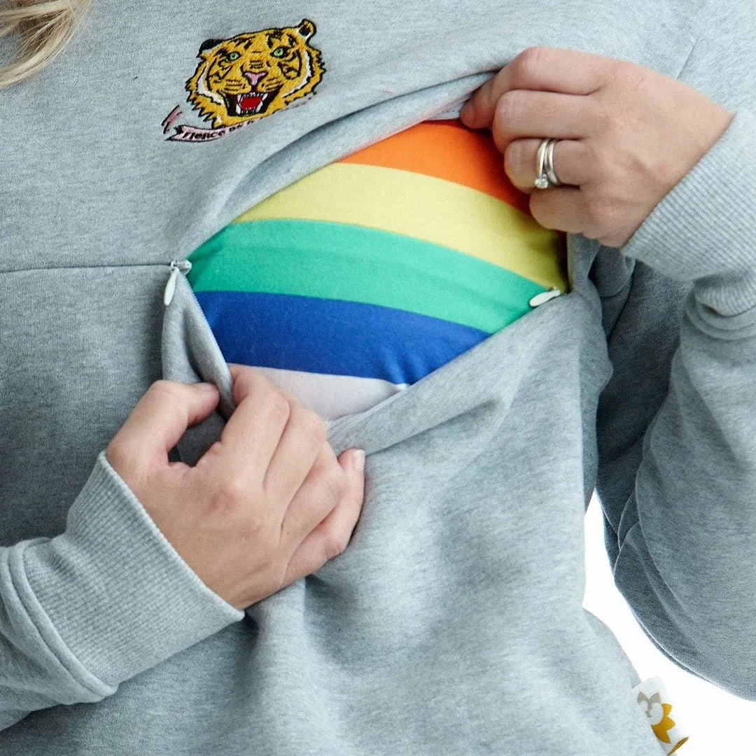 'Fierce as a Mother' Breastfeeding Sweatshirt