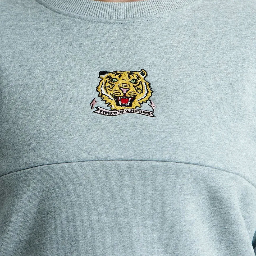 'Fierce as a Mother' Breastfeeding Sweatshirt