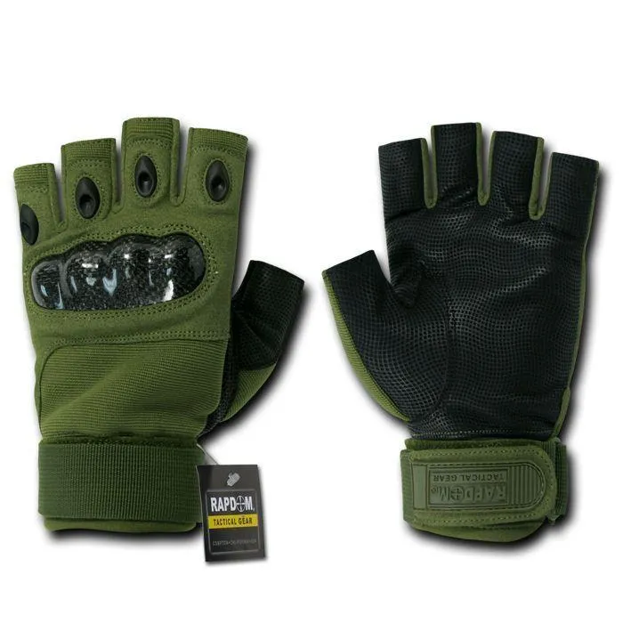Half Finger Tactical Hard Knuckle Combat Patrol Mout Gloves