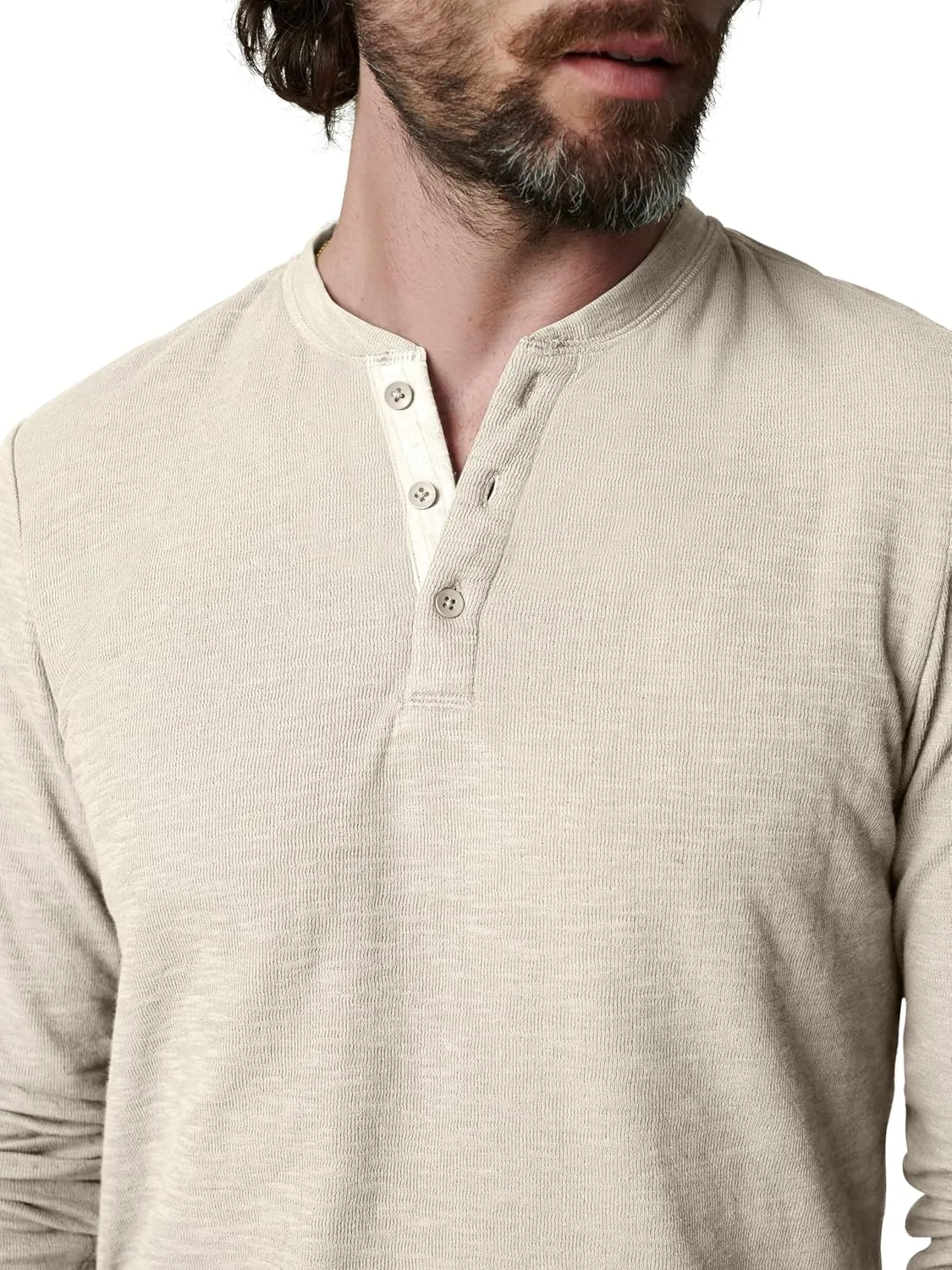 Joe's Men's Long Sleeve Henley Shirt