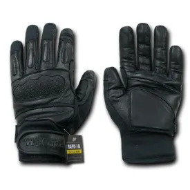 Kevlar / Leather Tactical Hard Knuckle Combat Patrol Gloves