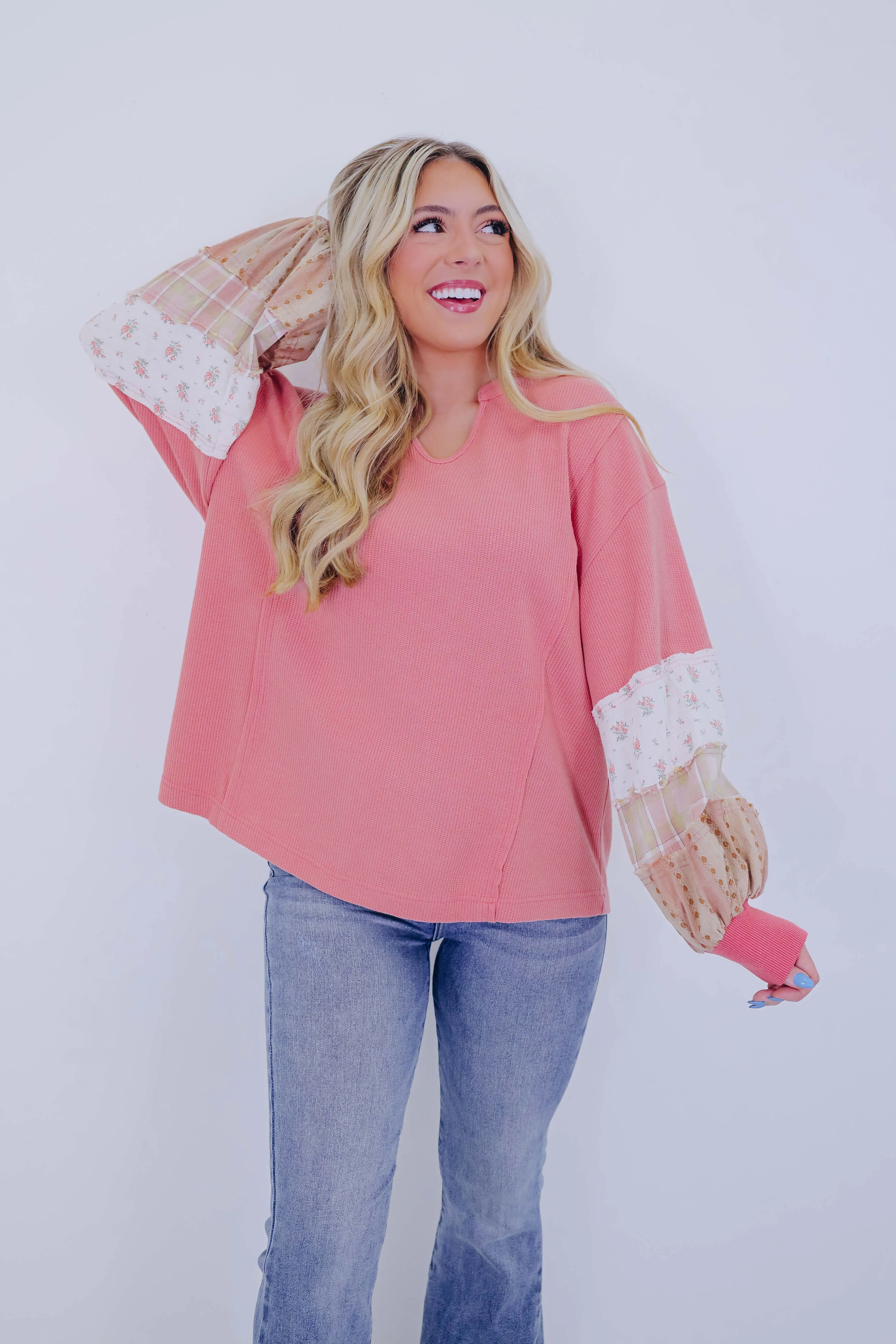 Laura Long Sleeve ColorBlock Top- 3 Colors