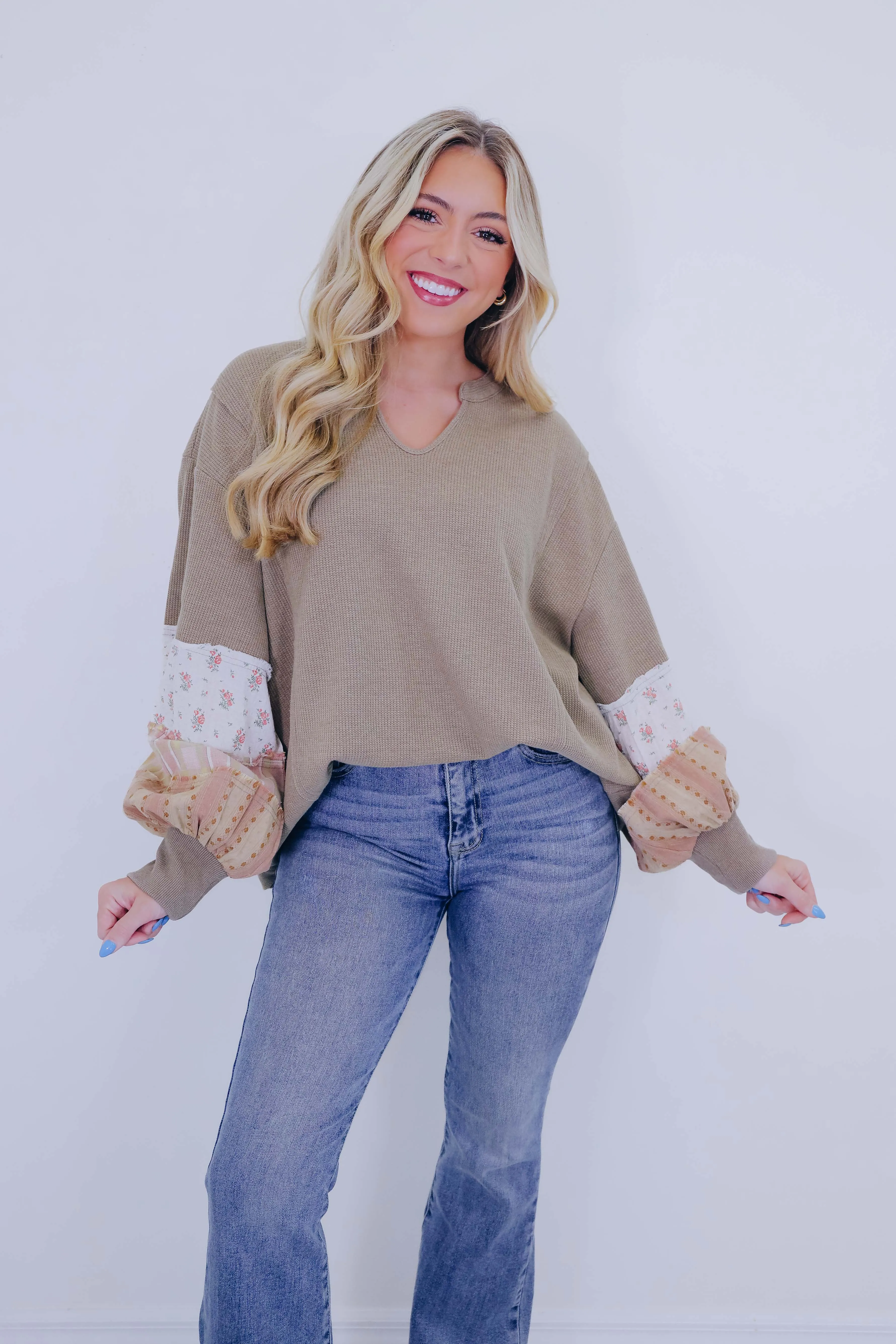 Laura Long Sleeve ColorBlock Top- 3 Colors