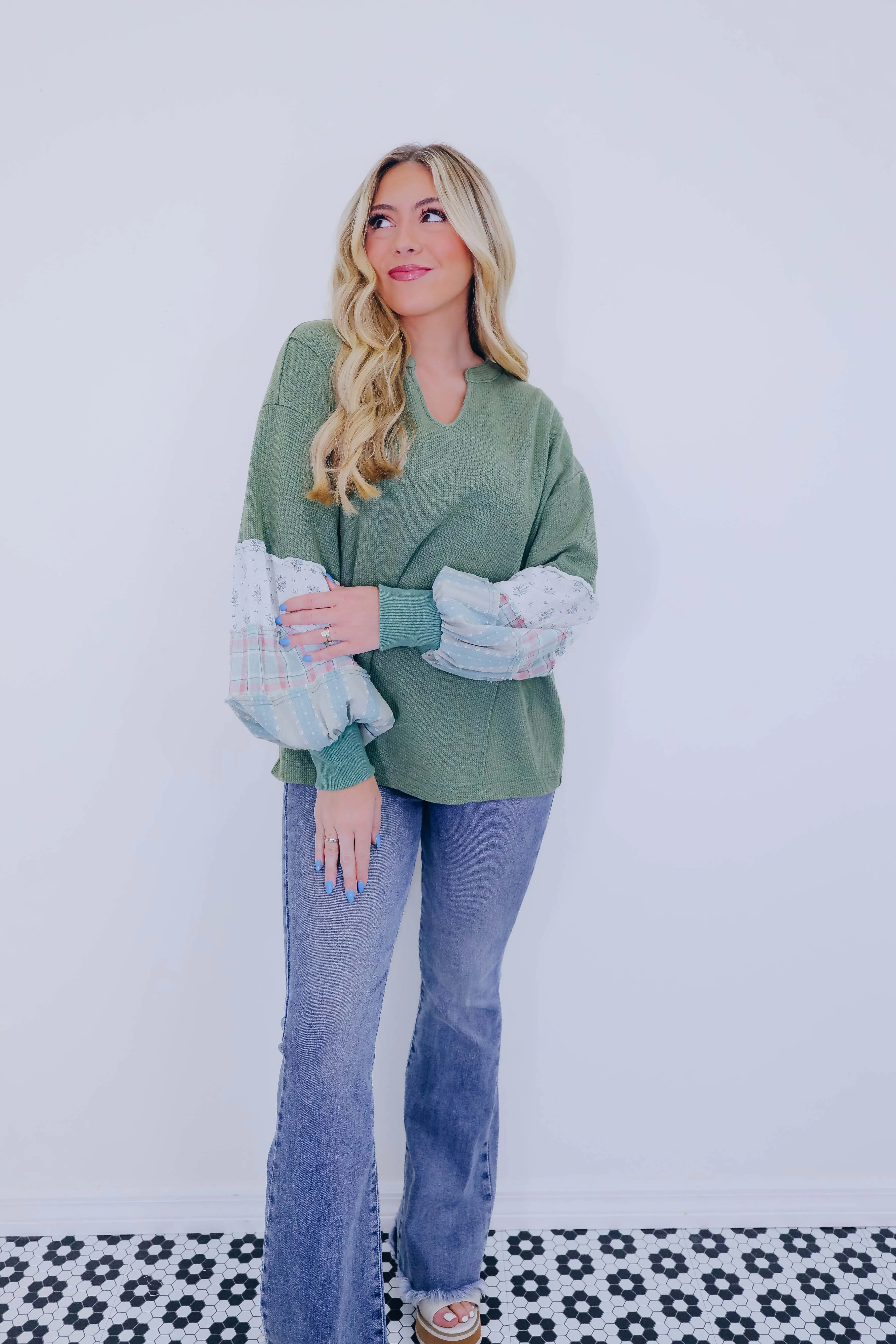 Laura Long Sleeve ColorBlock Top- 3 Colors