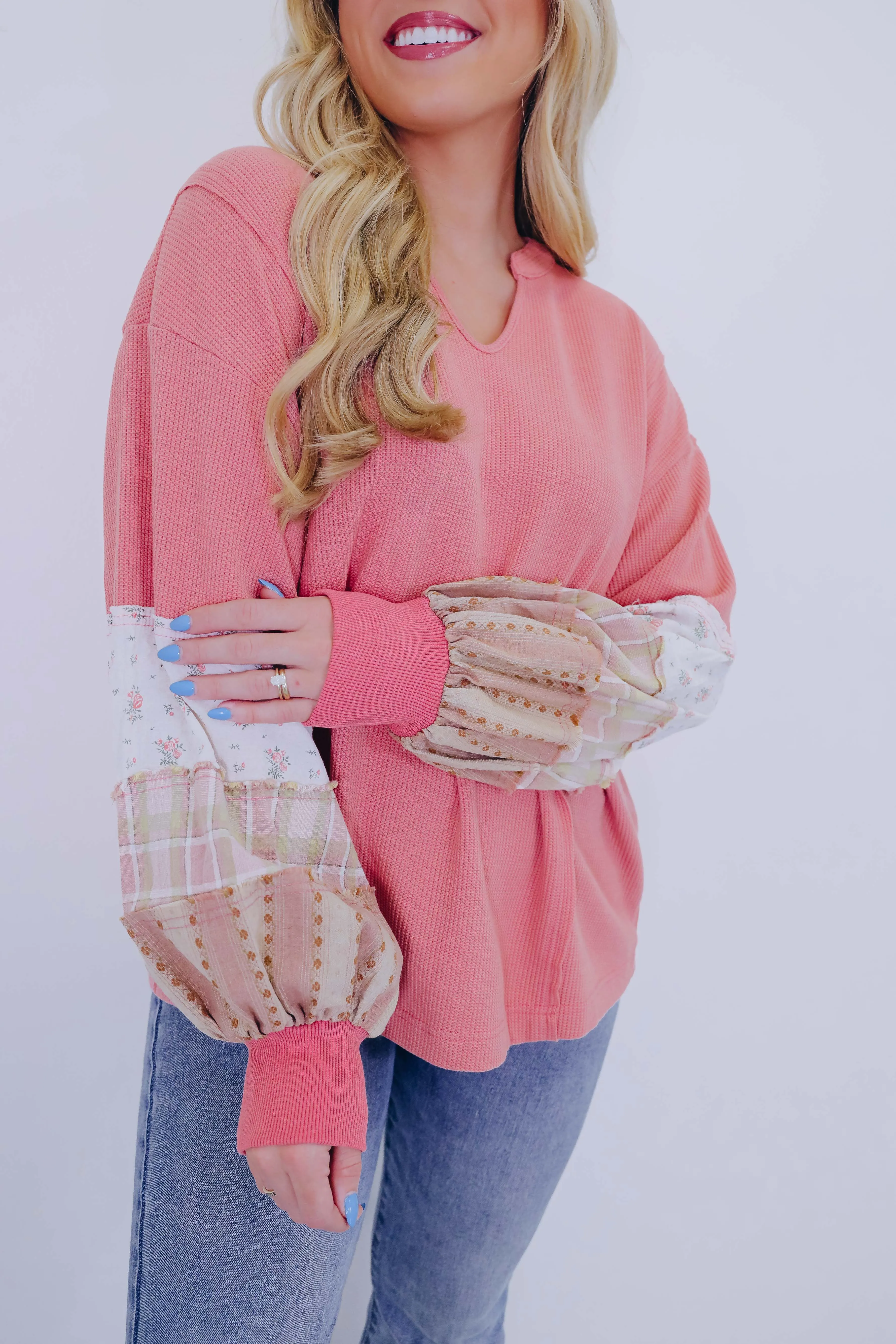Laura Long Sleeve ColorBlock Top- 3 Colors