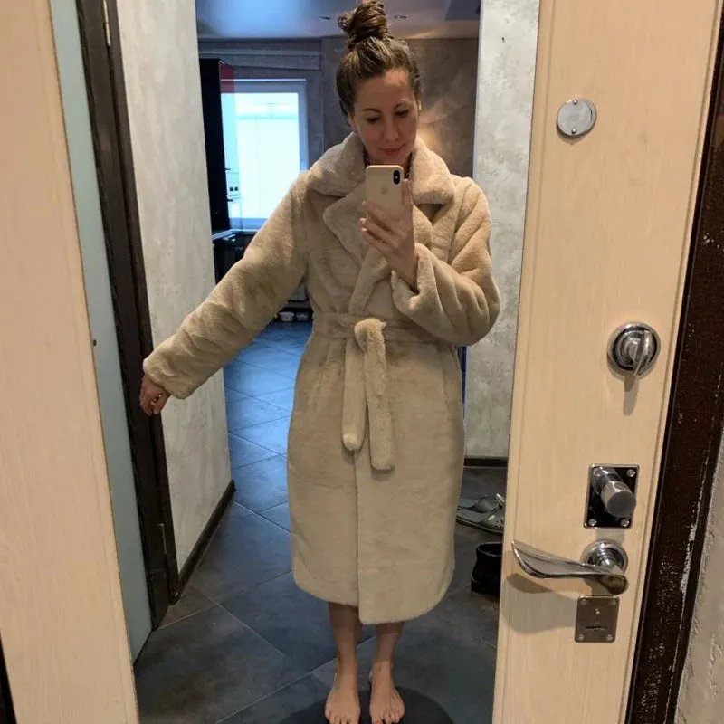 Luxury Faux Fur Coat