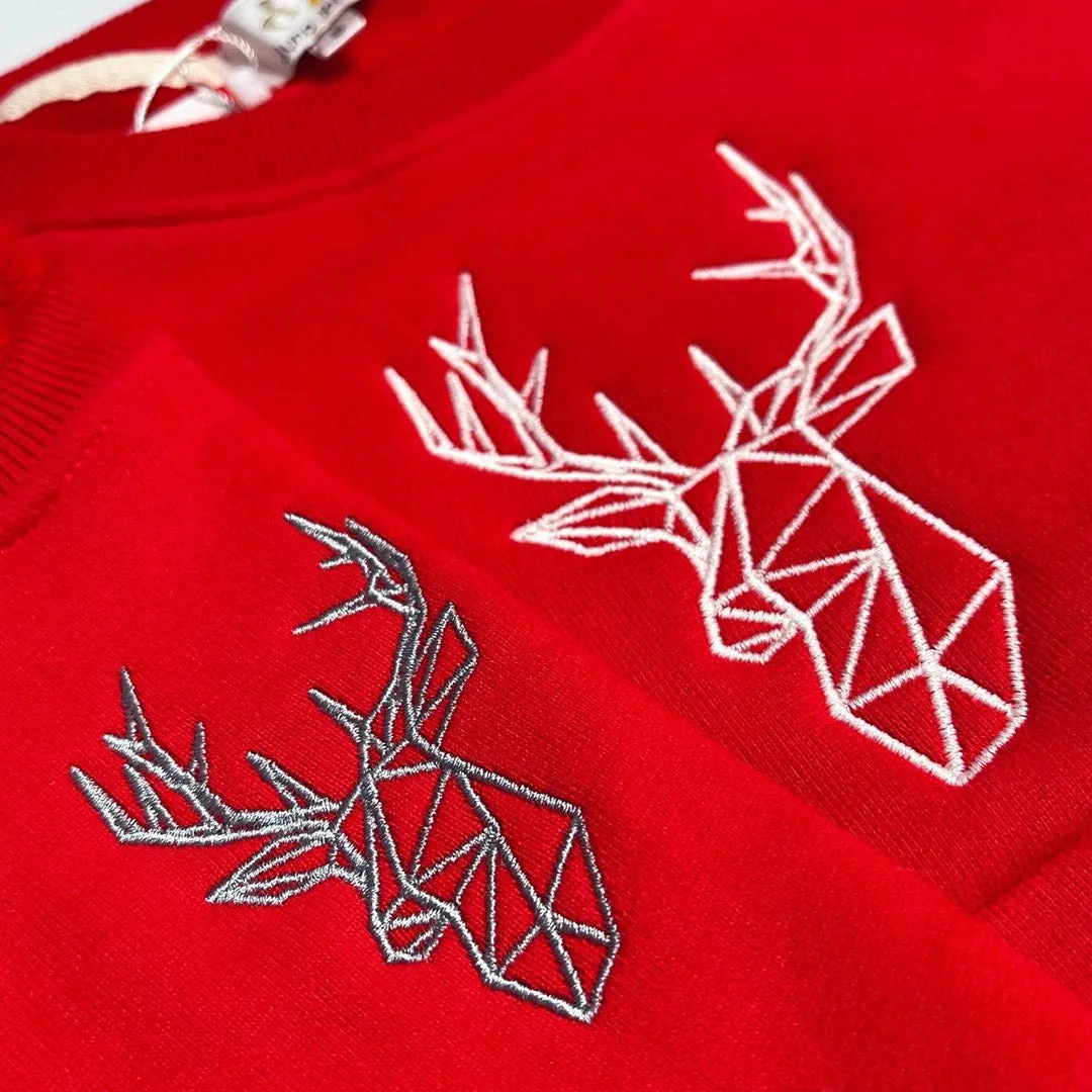 Mumma's Breastfeeding Friendly Christmas Jumper - Festive Stag