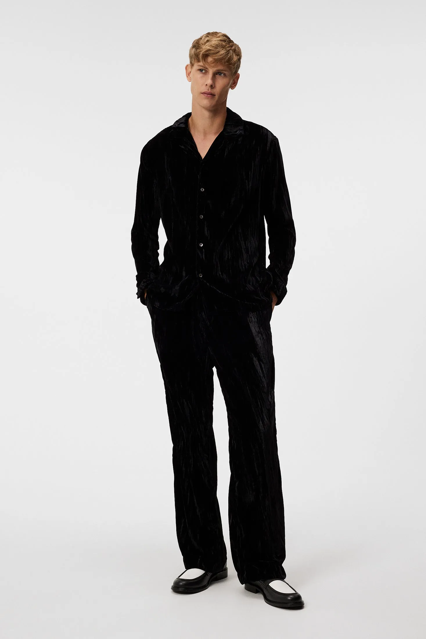 PJ Velvet Shirt / Black