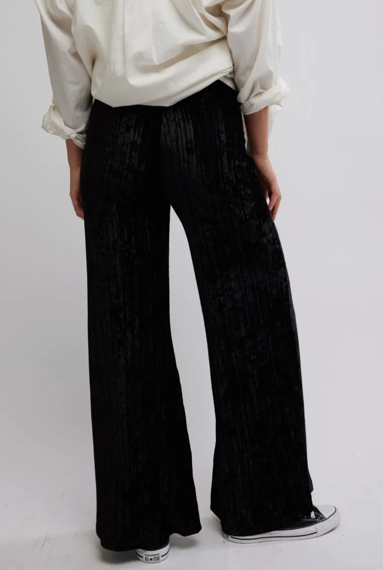 Star Sign Velvet Pants