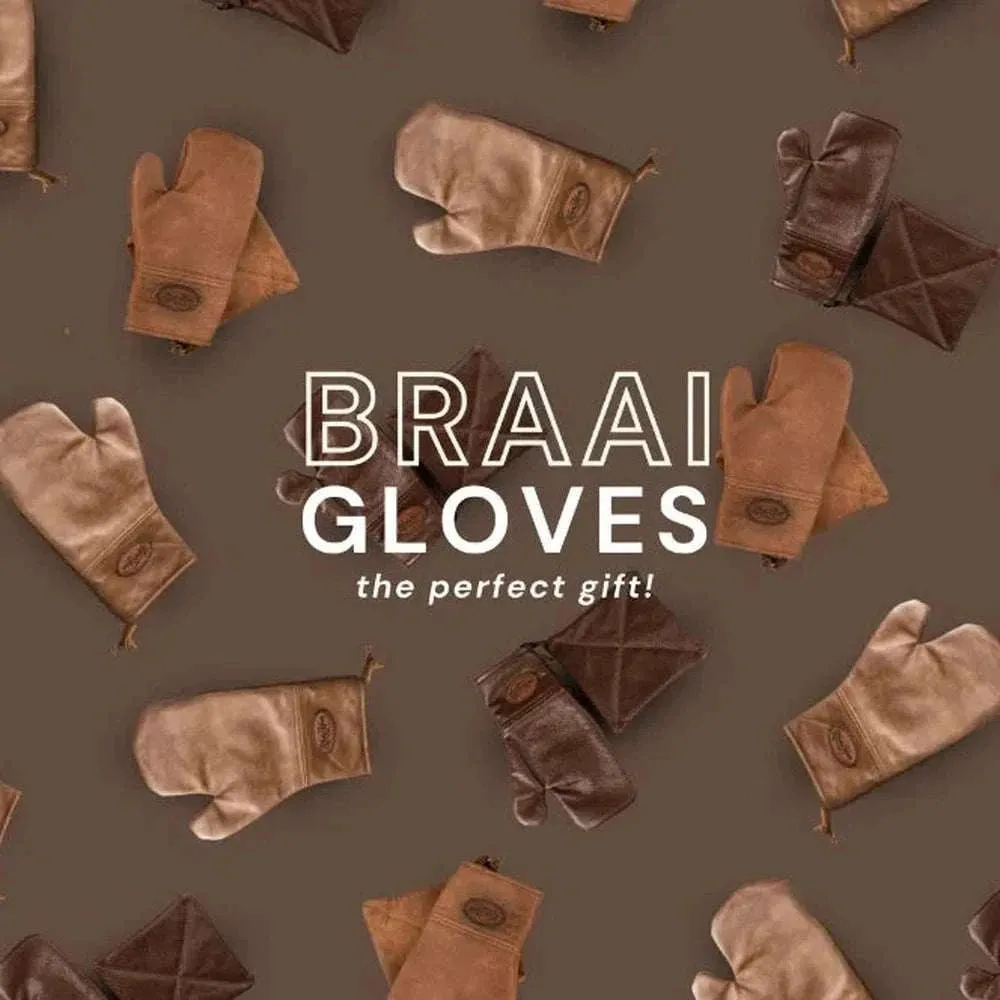 Woesmooi Genuine leather gloves & potholder